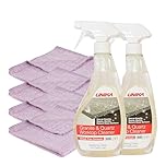 Project DIY® Unika Granite and Quartz Worktop Cleaner Streak Free Formula Daily Use 500ml Pack of 2