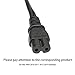 NiceTQ Replacement AC Power Supply Cord Cable for Mac Mini 2010 2011 2012 2014 Desktop