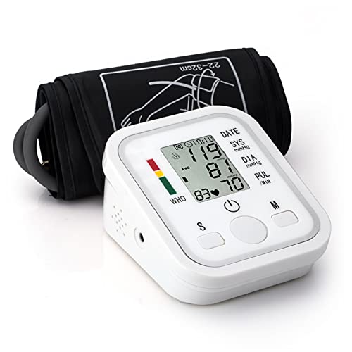 Tensiómetro de Brazo digital, medición precisa de la presión arterial y el pulso, validado clínicamente, Medidor Automático De Presión Arterial Para La Parte Superior Del Brazo, pantalla LCD grande
