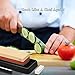 Knife Sharpening Stone Whetstone Knife Sharpener Stone Premium 2 Side Grit 1000/6000 Water stone with Non Slip Rubber Base Holder, Angle Guid and Flattening Stone for Kitchen Hunting Kamikoto Knives