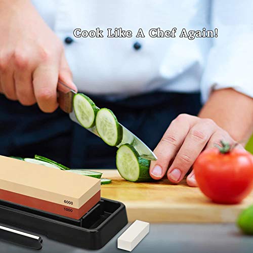 (70 OFF) Whetstone Knife Sharpener Stone Premium 2 Side 13.80