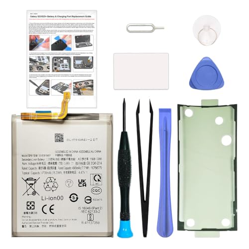Image of GREEN FUSION for Galaxy S23 Plus Battery Replacement Kit, Compatible with SM-S916 Series, Includes Repair Tools