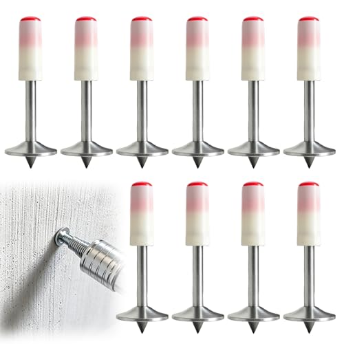 400 Stück Nägel für Nagelpistolen, 7,3 MM Manuelle Stahlnägel Round Nägel, stahlnägel beton für Bolzenschussgerät, betonnagler, nagelpistole elektrisch