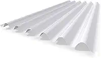 Kit com 10 Telha Polipropileno 1,53 Cm X 1,10 Cm Branco