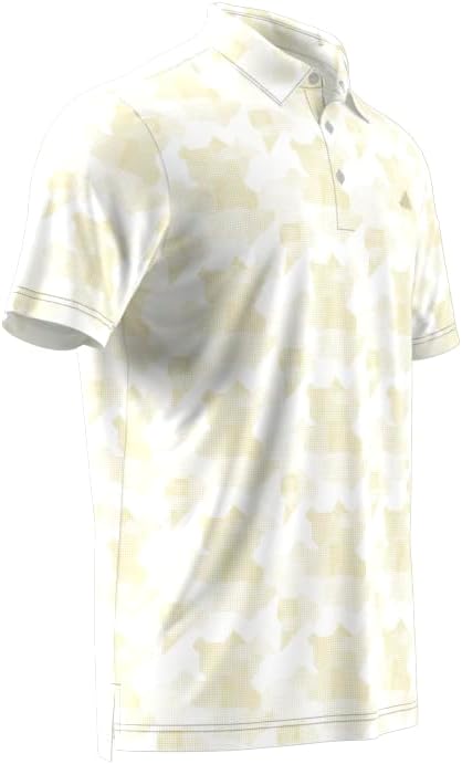 adidas Men's Golf Go-To Stripe Print Polo Shirt