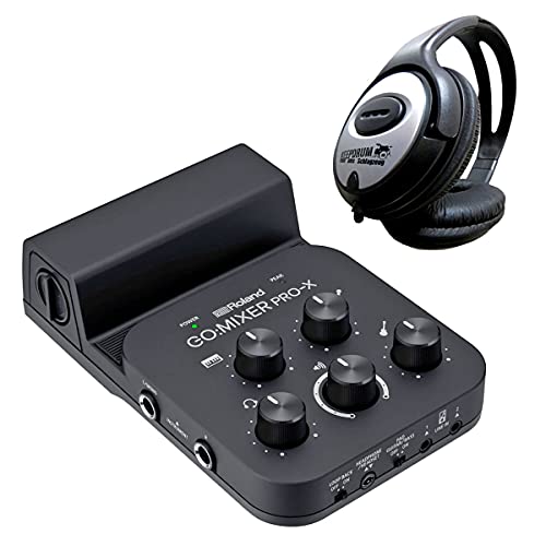 Roland GO:Mixer Pro-X - Interfaz de audio para dispositivos móviles + auriculares keepdrum