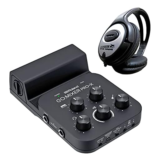Roland GO:Mixer Pro-X - Interfaz de audio para dispositivos móviles + auriculares keepdrum