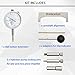 ReluxGo 7 Pcs Diesel Fuel Injection Pump Timing Gauge, Static Regulator Adapter Setting Plug Kit, VE Pump Dial Indicator VAS 6079 for VW Audi Volvo Dodge Cummins