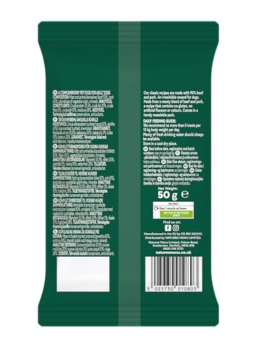Natures Menu Meaty Treats for Adult Dogs with Beef - 12 x 50g, 50 g (Pack of 12) - Image 4