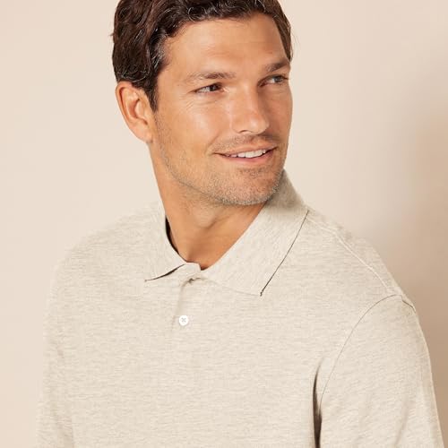 Image of Amazon Essentials Men's Regular-Fit Short Sleeve Cotton Pique Polo Shirt (Available in Big & Tall)