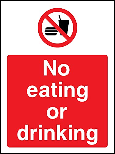 Panneau No eating or drinking : fini les taches et miettes en salle de réunion