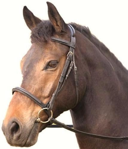 English Bridle Cowhide Genuine Leather Headstall Reins Horse Crossover Crossunder Raised Fancy Stitched Laced All Purpose Jumping Dressage Rubber Crystal Padded Adjustable Browband Full-Cob,M67