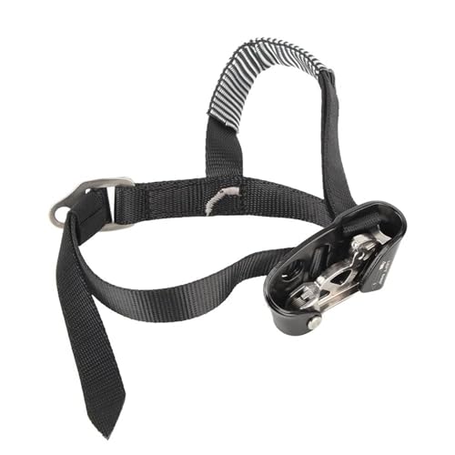 8.3 X 4.7 Cm Foot Ascender, Climbing Foot Ascender, RightLeft Foot Ascender Rock Climbing for Mountaineering Engineering Fire (Left Foot)