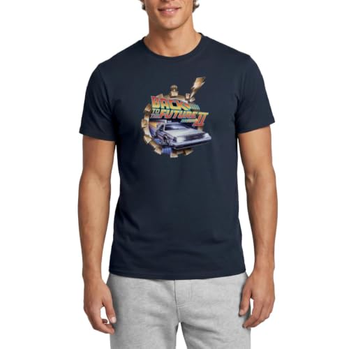 T Shirt Homme Retour vers Le Futur 2 le cadeau idéal pour fan de la Delorean