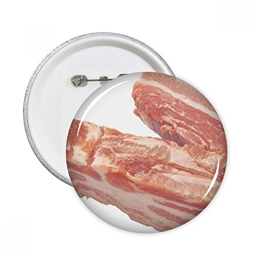 Viande crue des aliments texture ronde pins multicolore XL pour sac et casquette