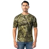 Realtree Men's Flex Short Sleeve Raglan Tee, Realtree APX, X-Large