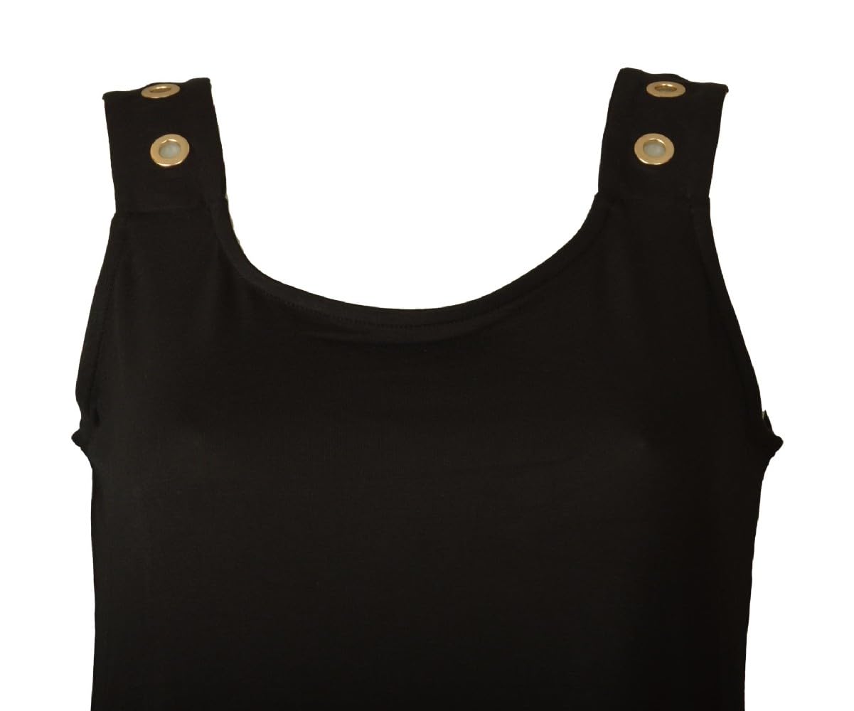 RAGNO Canottiera Donna Spalla Larga con Spacchi Laterali Morbida Viscosa Articolo DT02T2