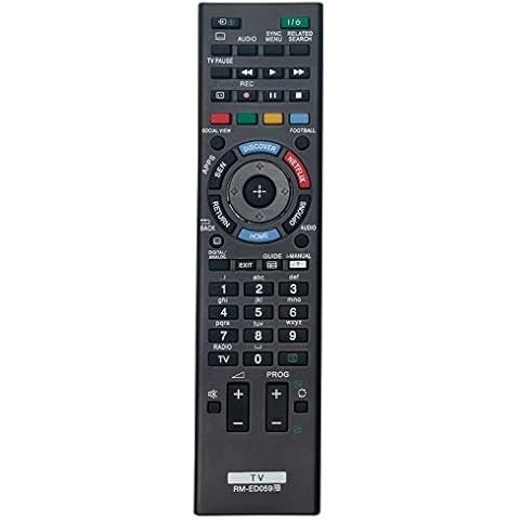ALLIMITY RM-ED059 RMED059 Remote Control Replace for Sony Bravia TV KDL-32W706B KDL-50W829B KDL-42W706B KDL-42W828B KDL-42W805B KDL-42W829B KDL-50W805B KDL-50W815B KDL-50W829B KDL-50W817B Cover