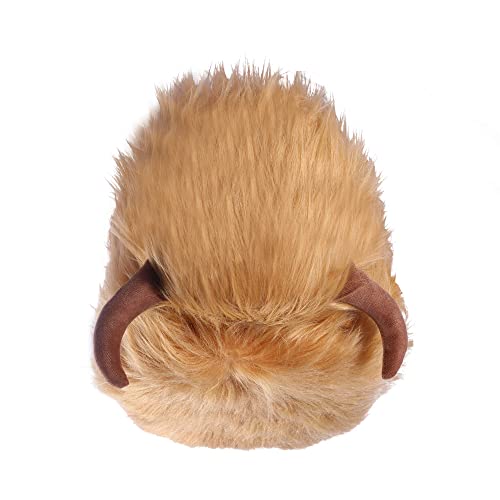 Gia Kids Ottoman With Storage, Foot Stand And Wooden Legs, Macgregor Highland Cow, Brown #TOP4