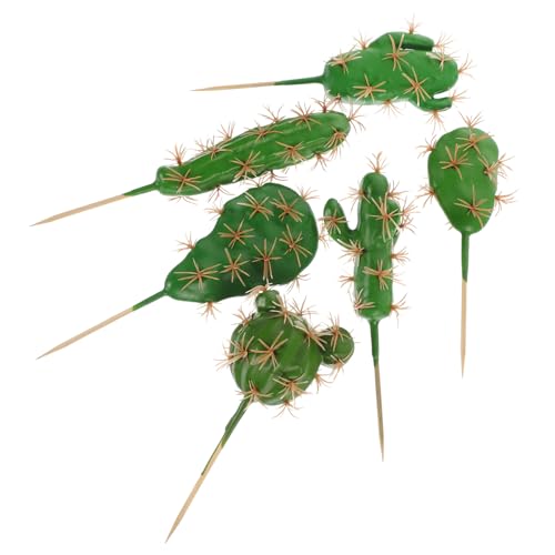 1 Juego Cactus Artificiales Decorativos para Plantas Simuladas De Cactus para Decoración Realistas Y Coloridos 6 Piezas