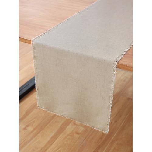 Solino Home Linen Natural Table Runner 72 Inches...