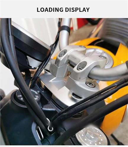 Guidon Riser pour Ducati Scrambler Aluminium CNC Riser Clamp de Précision - 6