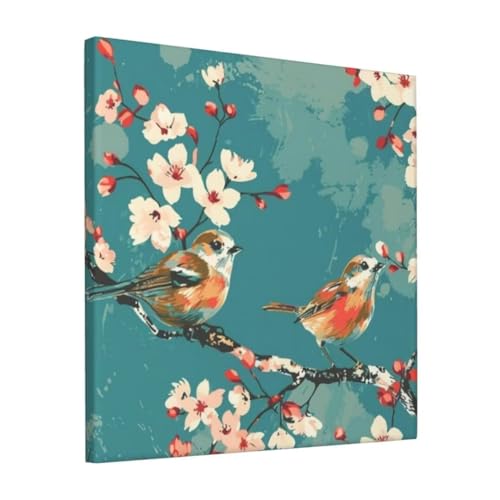 G ԁA hG Lbg DIY l SҌ fW^G h LbgɂG Paint By Numbers ANyCg ʉ ŃyCg z[ ItBX Mtg 20x20cm, t[t FA-57
