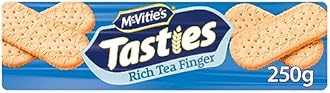 McVitie's Tasties Rich Tea Finger Biscuits, 250 g (Pack of 1)