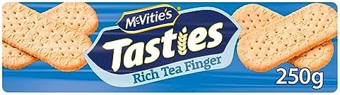 McVitie's Tasties Rich Tea Finger Biscuits, 250 g (Pack of 1)