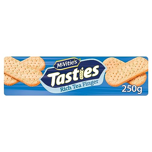 McVitie's Tasties Rich Tea Finger Biscuits, 250 g (Pack of 1)