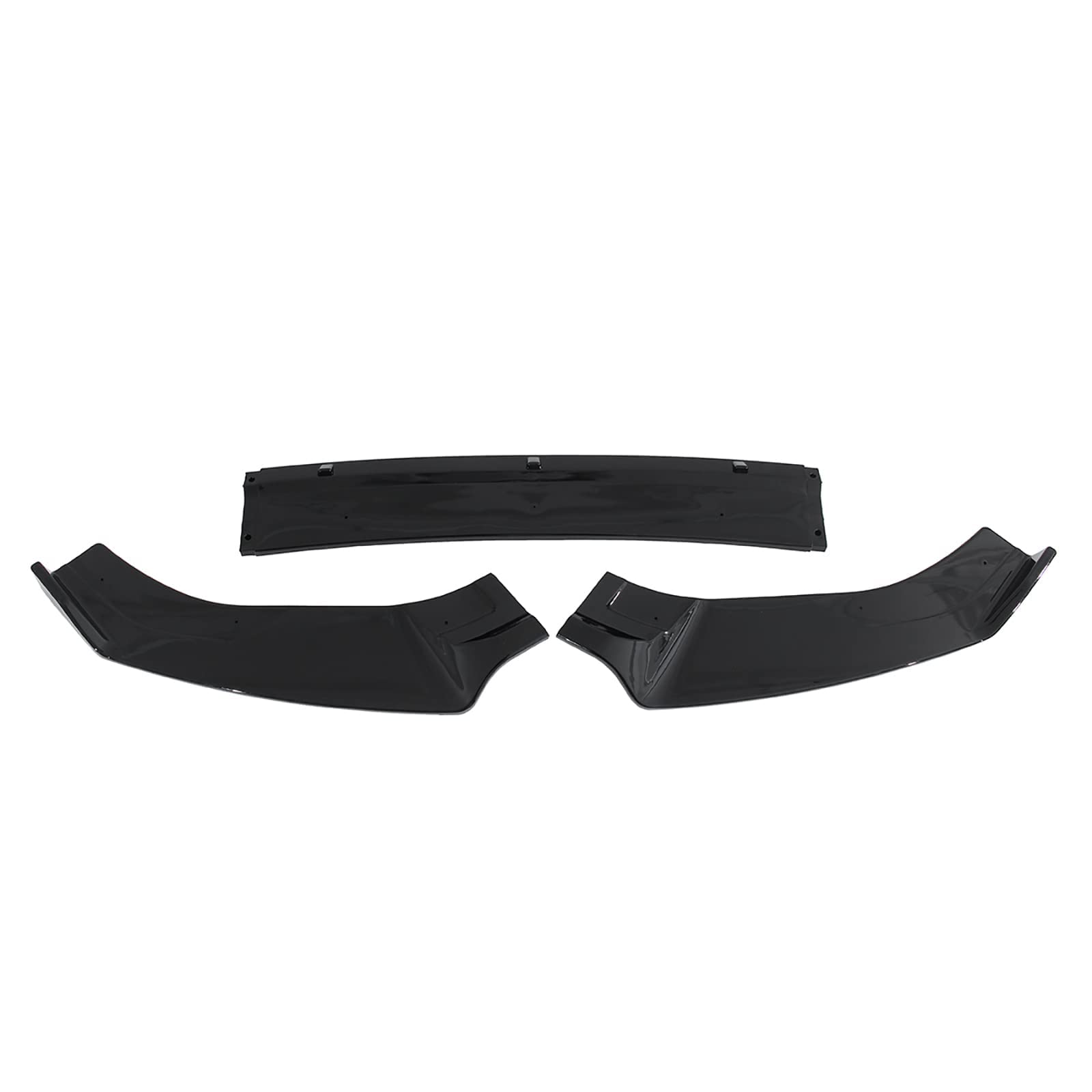 OWER Coche Alerón Delantero para VW Golf 7 7.5 Mk7 Mk7.5 GTI GTD R R-Line 2014-2019, Labio Parachoque Spoiler Lip Trim Splitter Difusor Kit Cuerpo Protección Accesorios