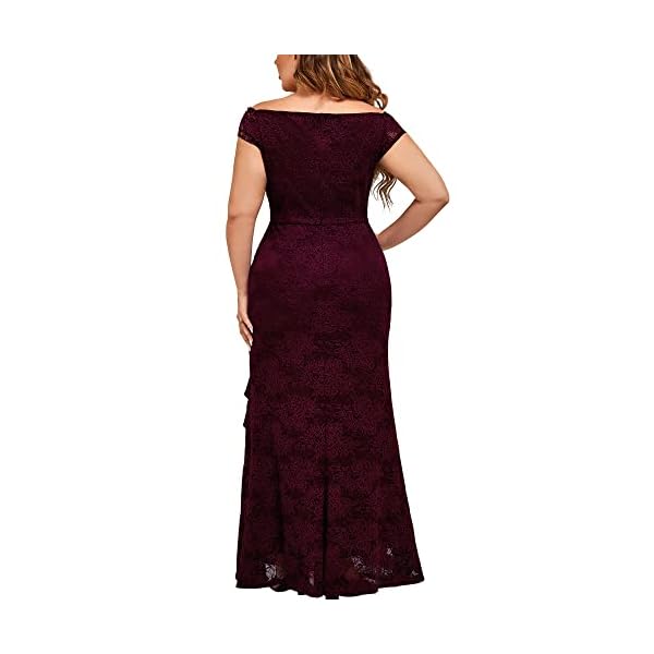 Miusol-Womens-Plus-Size-Floral-Lace-Off-Shoulder-Side-Split-Formal-Evening-Party-Maxi-Dress-Wine Miusol Women's Plus Size Floral Lace Off Shoulder Side Split Formal Evening Party Maxi Dress Wine