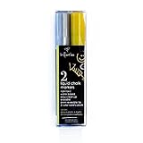 Brilliant Bee - 2 Pack of Liquid Chalk Markers - (1) Silver, (1) Gold - Reversible Chisel and Round...