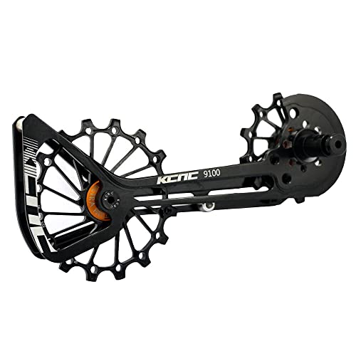 KCNC Road Oversized Pulley CageFor Dura-Ace/Ultegra R8000/R9100,BK, SK2260, Black, Top 12t & Bottom 16t - Image 2