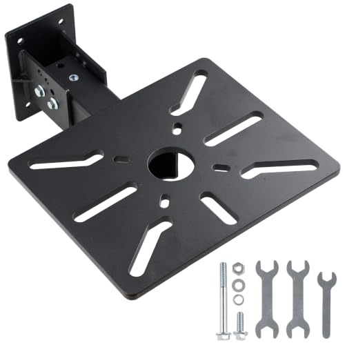Image of Heavy Duty Bench Grinder Stand Mount Vise and Grinder, Wall and Table Mounting, Workbench Receiver Hitch Style Tool Mount, Grinder Stand Suitable for Grinders, Vises, Drill Press, etc