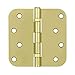Deltana S44R5BB4 Ball Bearings Steel 4-Inch x 4-Inch x 5/8-Inch Radius Hinge