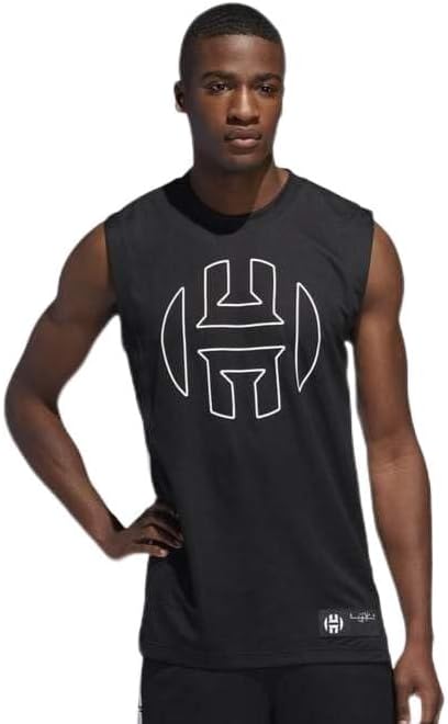 Adidas Men's Basketball Harden Jersey L Black