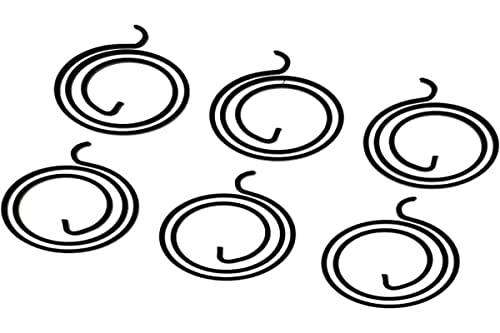 BERYLX Herrajes para reparación de Puertas, Negro, 6 PCS Cover