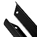 Vance Long Black Counter Trim Kit | 2 Pack | 20-3/4 Inch | Heat Resistant | Oven Gap Filler | Seals Gaps Between Counter and Stovetop | Easy to Clean