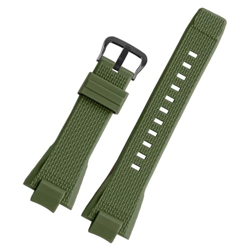 Sangle de résine pour -B400 Série bracelet de remplacement en silicone orange et noir