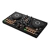 AlphaTheta DDJ‑FLX2 Compact 2‑Channel DJ Controller — Streaming‑Ready, Smart Fader & Smart CFX — Works with rekordbox, djay & Serato DJ Lite — Phone, Tablet & PC/Mac