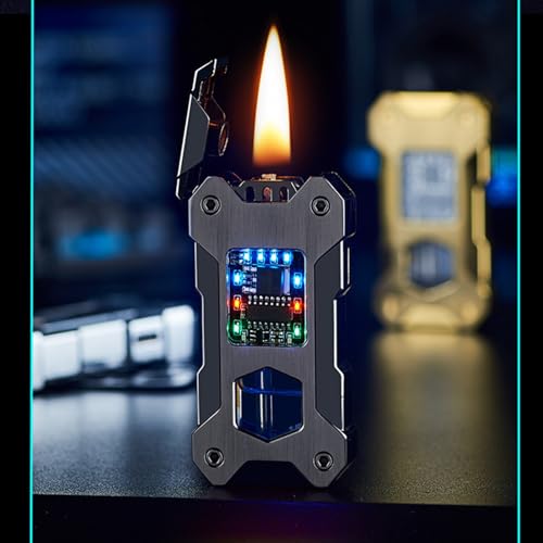 Encendedor sensor gravedad recargable de queroseno miniatura 3