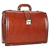Banuce Full Grain Italian Leather Briefcase for Men with Lock Lawyer Attorney Litigator Bags 15.6 Inch Laptop Attache…