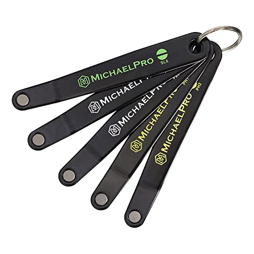 MichaelPro MP002028 Jeu de tournevis décalés à profil ultra bas Tournevis d'angle à profil mince Phillips Slot Pozi
