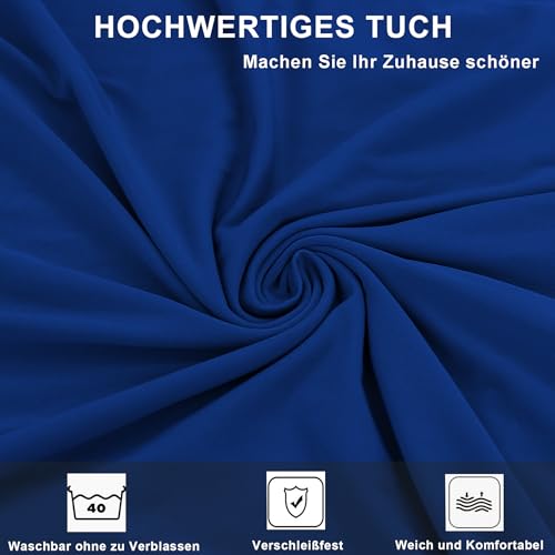 Meision Stuhlhussen 4 oder 6er Set Stretch Stuhlhussen Abnehmbare waschbar Spandex Stuhlüberzug Stuhlbezug Stretch Universale für Hotel… – Ansicht 3
