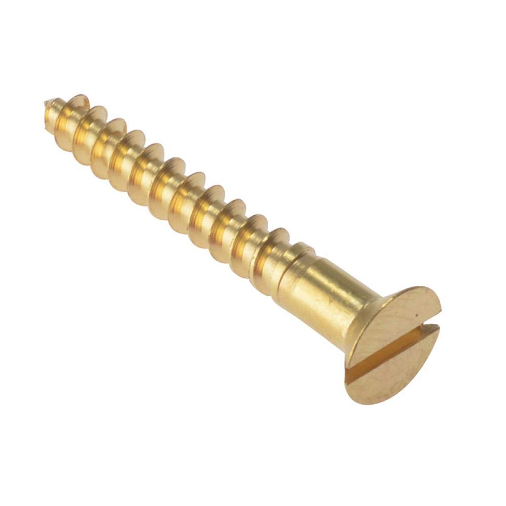 ForgeFix Wood Screws - Solid Brass, Multi, 1/2" x 8