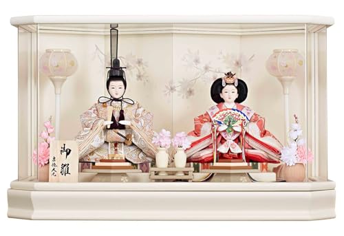 雛人形セット美品 アクリルケース入り 吉徳 吉徳大光 【100周年記念祭】雛人形 コンパクト ひな人形 ケース飾り