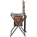 PORTAL Folding Seat, Lightweight Backrest Stool Hunting Fishing Chair with Storage Pocket for Camping, Hiking, Beach, Picnic, Support Up to 225 lbs, Camouflage
