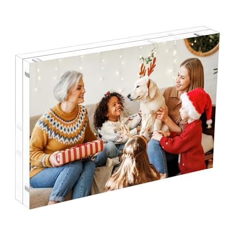 HIIMIEI Magnetic Double-Sided Acrylic Frame Cover