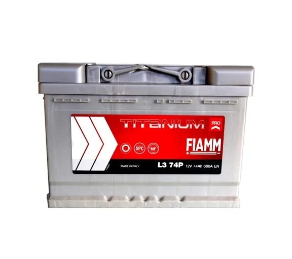 BATTERIA AUTO FIAMM TITANIUM PRO 74AH 680EN 12V 278x175x190 L374P POLO POSITIVO DX - 7905154